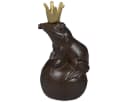 matches21 HOME & HOBBY Gartenfigur Wasserspeier Froschkönig Braun Gusseisen Bild 1