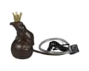 matches21 HOME & HOBBY Gartenfigur Wasserspeier Froschkönig Braun Gusseisen Bild 2
