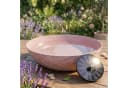 matches21 HOME & HOBBY Solar Brunnen Set 45 cm Schale Rosa Bild 2
