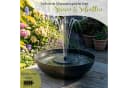 matches21 HOME & HOBBY Solar Brunnen Set 45 cm Schale Rosa Bild 3