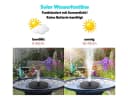 matches21 HOME & HOBBY Solar Brunnen Set 45cm Schwarz Bild 5