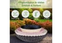 matches21 HOME & HOBBY Pflanzschale Rund Gewellt Beige Marmoriert 22 cm Bild 3