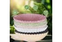 matches21 HOME & HOBBY Pflanzschale Rund Gewellt Beige Marmoriert 22 cm Bild 5