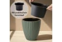 matches21 HOME & HOBBY Blumentopf ZENTO Schwarz Bild 4