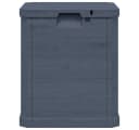 furnicato Gartenbox 90 L Anthrazit Kunststoff Holz-Optik Bild 4