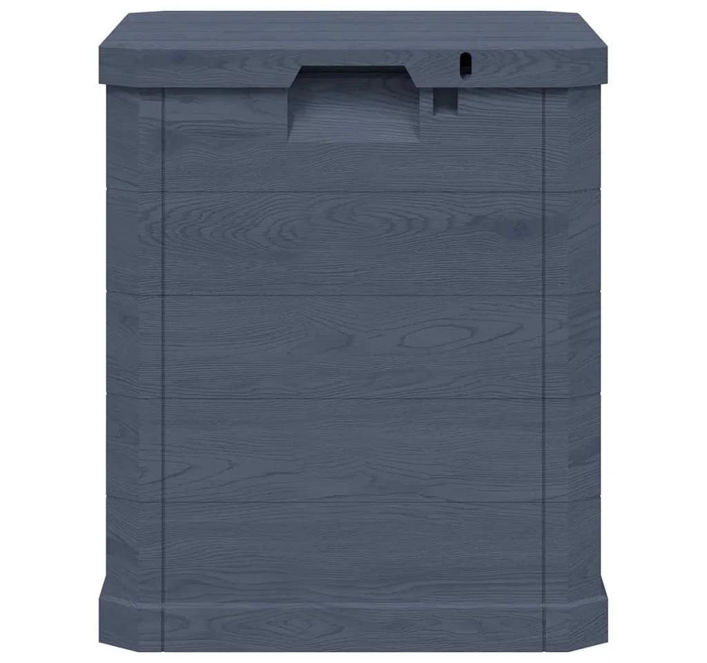 furnicato Gartenbox 90 L Anthrazit Kunststoff Holz-Optik - Bild 4