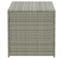 furnicato Gartenbox Aufbewahrungsbox Poly-Rattan Grau wetterfest Bild 5