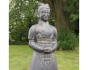 Oriental Galerie Dekofigur Samurai Krieger Stein Gartenfigur Bild 1