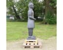 Oriental Galerie Dekofigur Samurai Krieger Stein Gartenfigur Bild 4