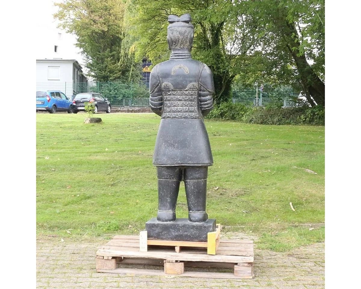 Oriental Galerie Dekofigur Samurai Krieger Stein Gartenfigur - Bild 5