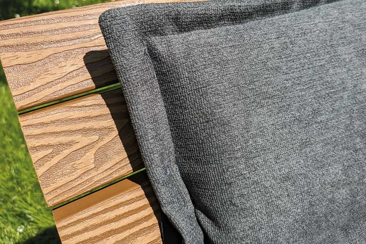 Scalant Liegenauflage Wave Dunkelgrau Polsterauflage für Waldsofa - Bild 3