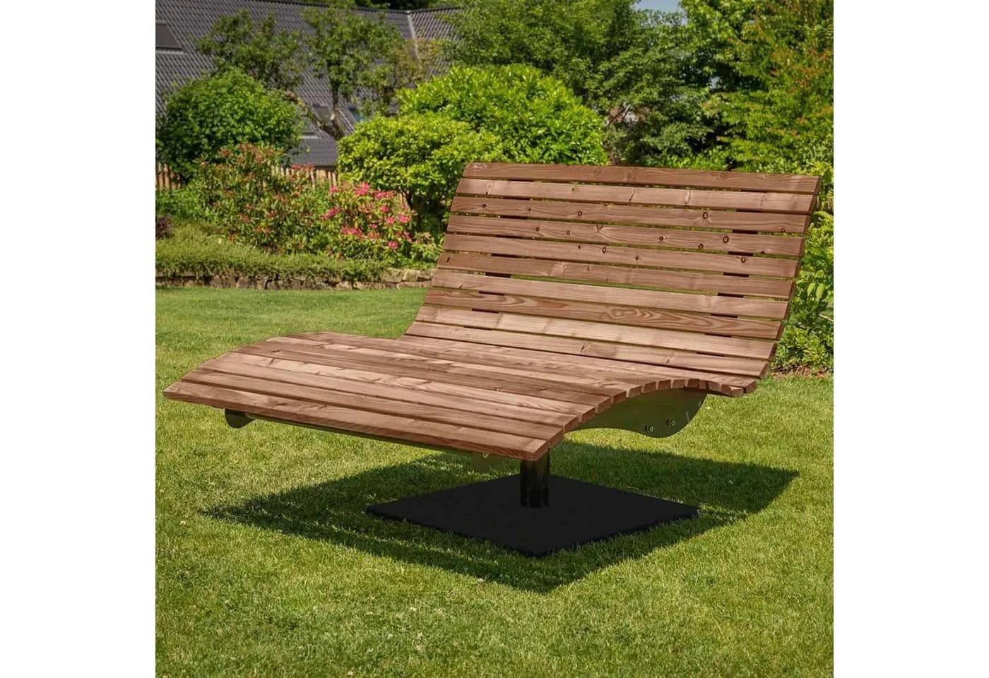 Scalant Gartenliege Waldsofa Swing mit Auflage, Kissen & Schutzhülle