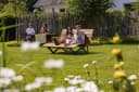 Scalant Gartenliege Waldsofa Premium mit Auflage & Kissen dunkel, Thermokiefer Bild 3