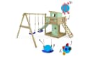 Wickey Spielturm Smart Camp Kletterturm mit Rutsche und Schaukel Grün Bild 1