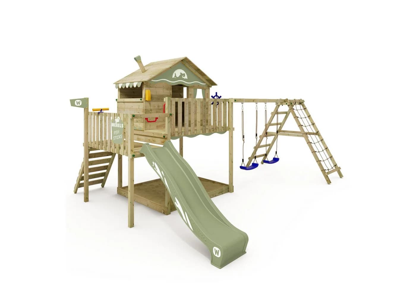 Wickey Spielturm Smart Ocean mit Rutsche & Schaukel - Bild 2