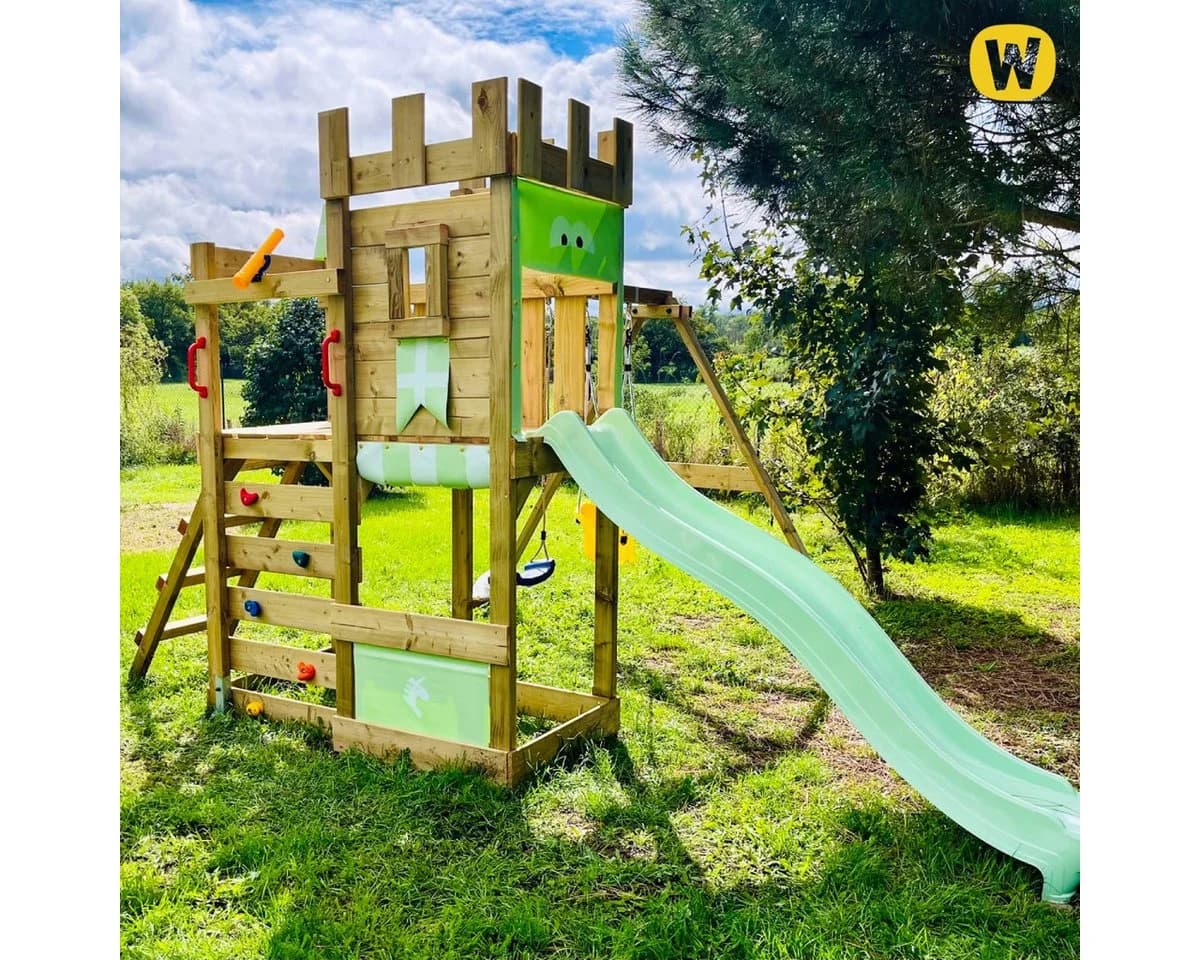Wickey Spielturm RoyalFlyer Abenteuer-Spielgerät mit Rutsche und Schaukel - Bild 5