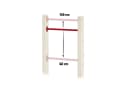 Wickey Turnreck FIT Tumble 302 Doppel-Turnreck Rot Bild 1