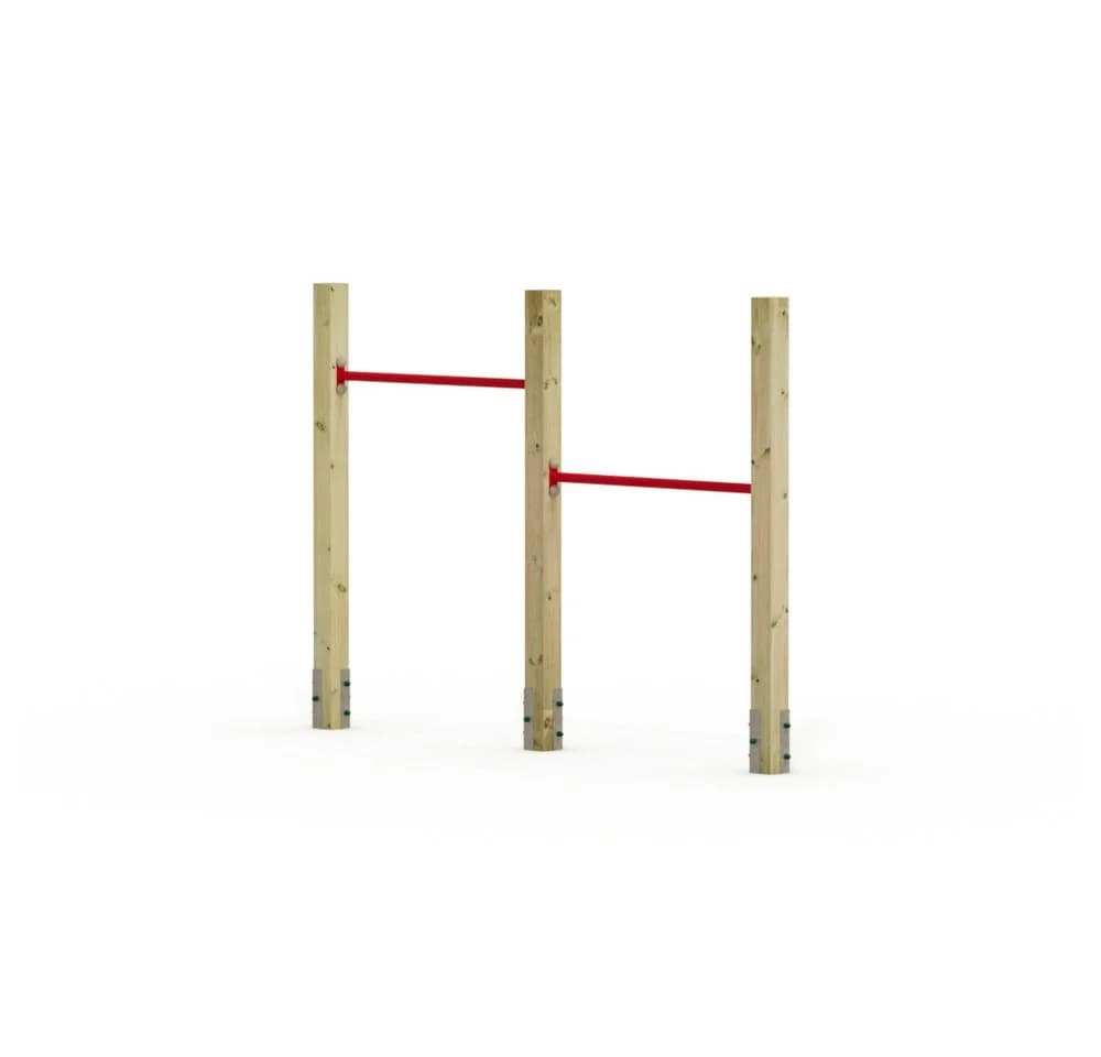 Wickey Turnreck FIT Tumble 302 Doppel-Turnreck Rot - Bild 2