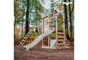 FATMOOSE Spielturm BoldBaron mit Schaukel, Rutsche & Kletterwand, Kletterturm aus Massivholz für Kinder Bild 4