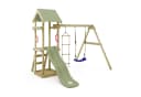 Wickey Spielturm TinyCabin Klettergerüst mit Schaukel & Rutsche Garten Bild 2