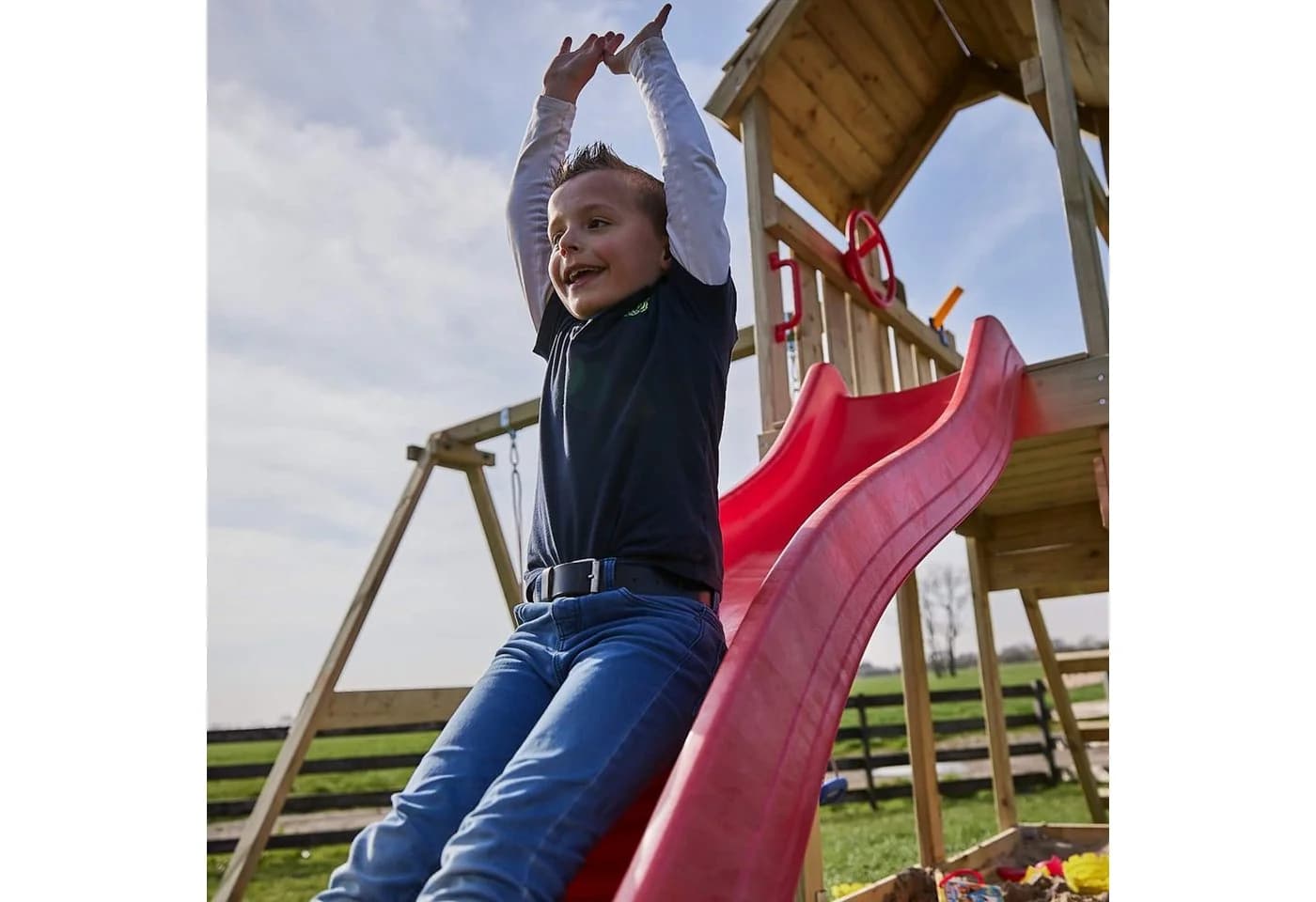 Wickey Rutsche Flow 220 cm mit Wasseranschluss für Kinder - Bild 4