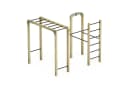 Wickey FIT Base 805 Klettergerüst Outdoor Fitnessstation Grau Bild 1