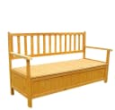 Feel2Home Gartenbank Braun Holz Aufbewahrung Terrasse Bild 5