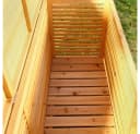 Feel2Home Auflagenbox XXL Gartentruhe Braun Holz Bild 3
