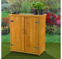 Feel2Home Gartenschrank Holz 2 Türen Honig Fichtenholz Bild 1