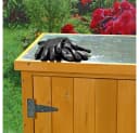 Feel2Home Gartenschrank Holz 2 Türen Honig Fichtenholz Bild 4