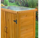 Feel2Home Gartenschrank Holz 2 Türen Honig Fichtenholz Bild 5