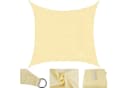Feel2Home Sonnensegel Anthrazit Schwarz HDPE UV-resistent Bild 1
