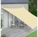 Feel2Home Sonnensegel Anthrazit Schwarz HDPE UV-resistent Bild 2