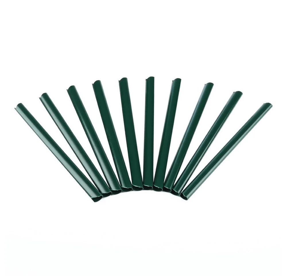 Feel2Home Sichtschutzstreifen PVC Klemmschienen Grün Witterungsbeständig