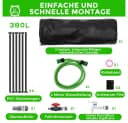 Feel2Home Faltbare Regentonne 1000L Schwarz mit Hahn Bild 5