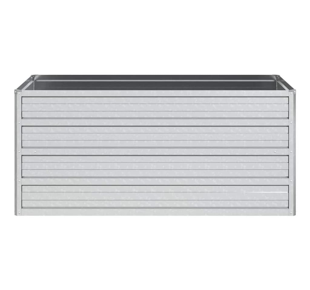 furnicato Hochbeet aus verzinktem Stahl Silber - Bild 4