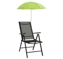 furnicato Sonnenschirm für Campingstühle 2 Stk. Grün 105 cm Bild 2