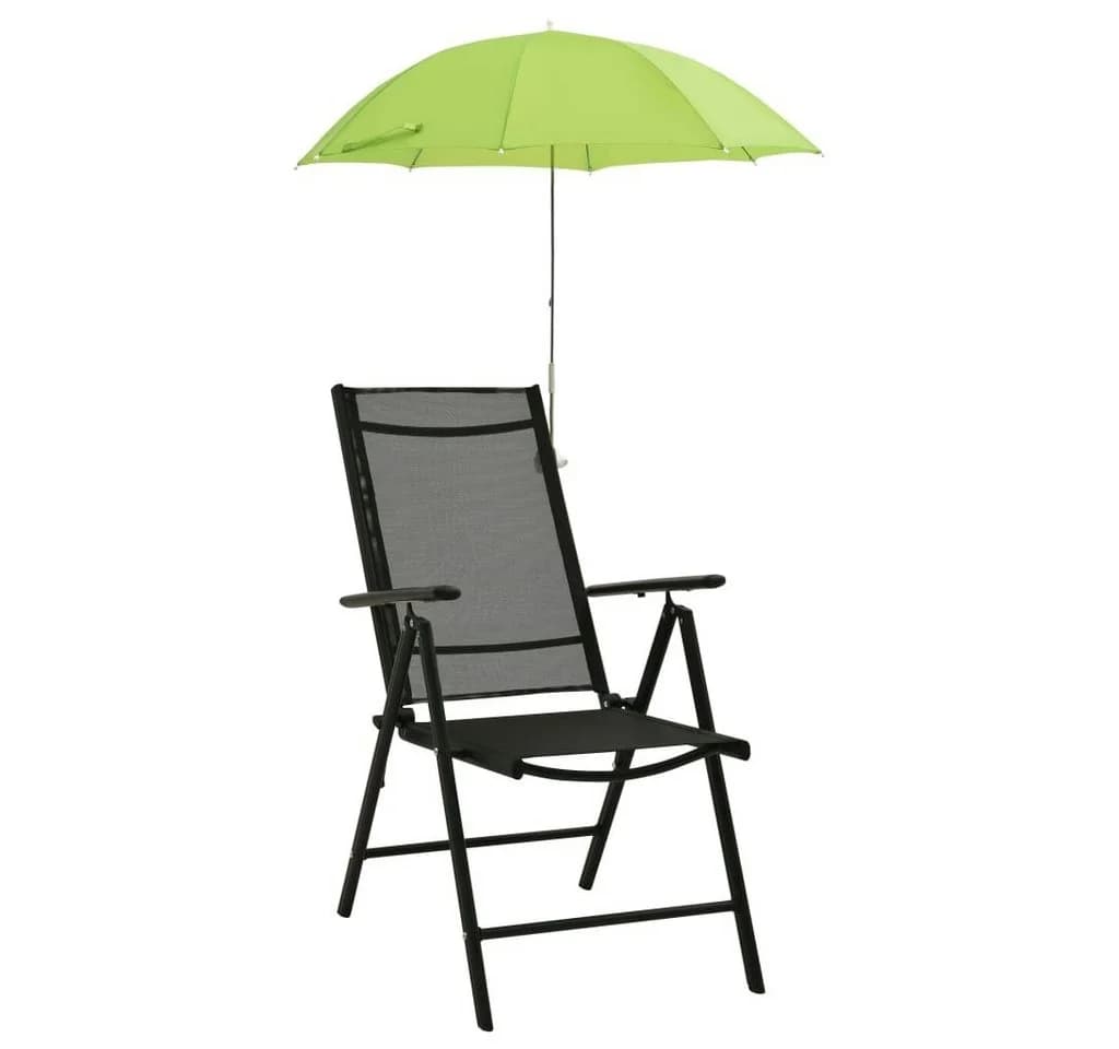 furnicato Sonnenschirm für Campingstühle 2 Stk. Grün 105 cm - Bild 2