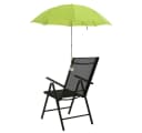 furnicato Sonnenschirm für Campingstühle 2 Stk. Grün 105 cm Bild 3