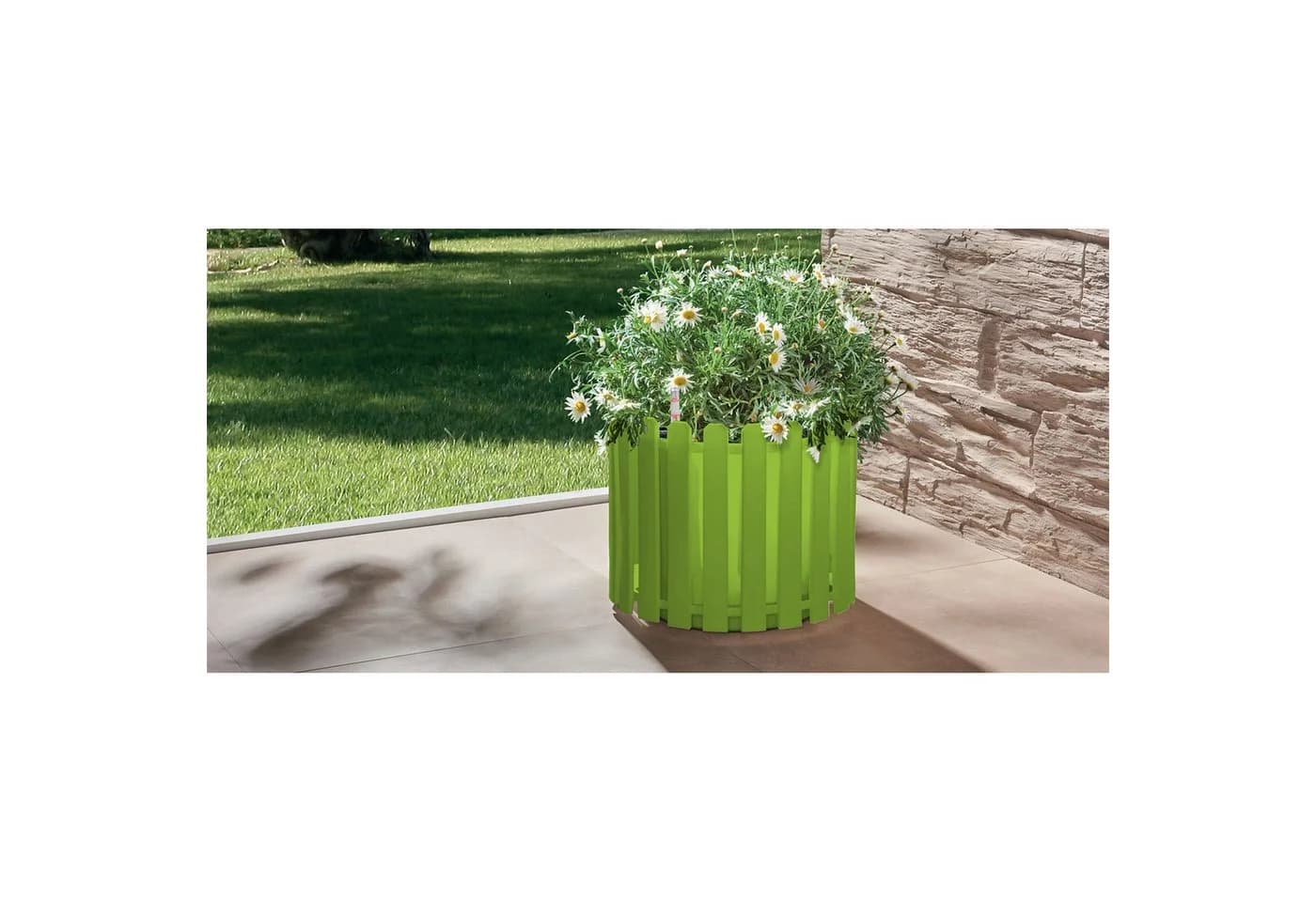 HTI-Living Blumentopf Nessa mit Wasserspeicher Grün