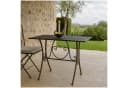 HTI-Living Gartentisch 120 Lily Metalltisch Terrassentisch Rostoptik Bild 2