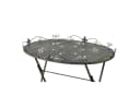 HTI-Living Beistelltisch Rostoptik Lily Metall Garten Bild 2