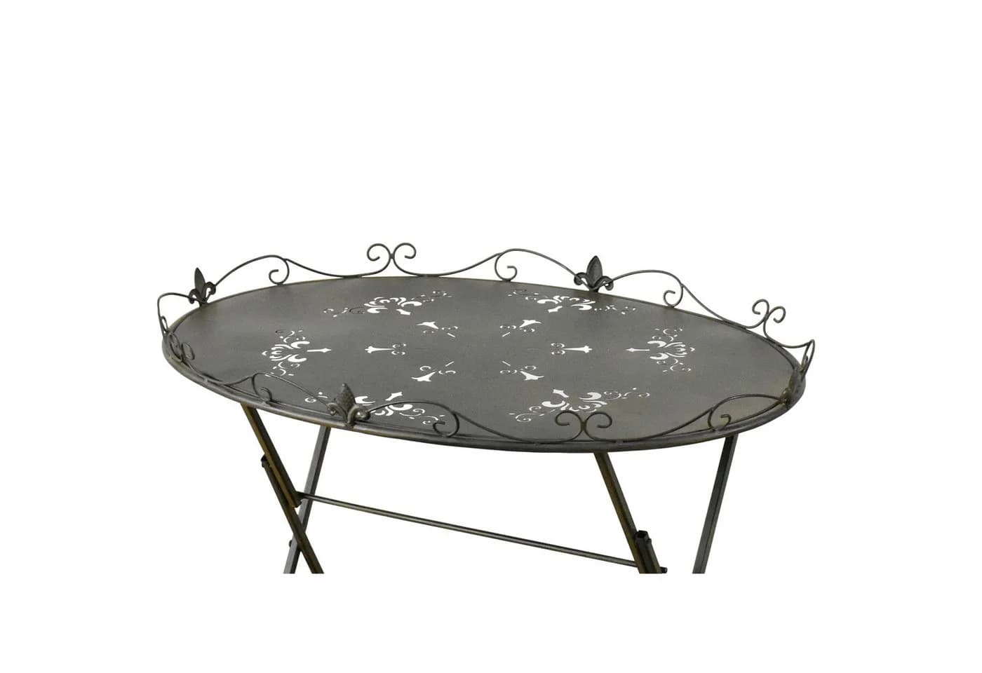 HTI-Living Beistelltisch Rostoptik Lily Metall Garten - Bild 2