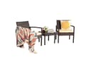 HTI-Living Terrassenmöbel Set Braun/Beige Santadi Bild 2
