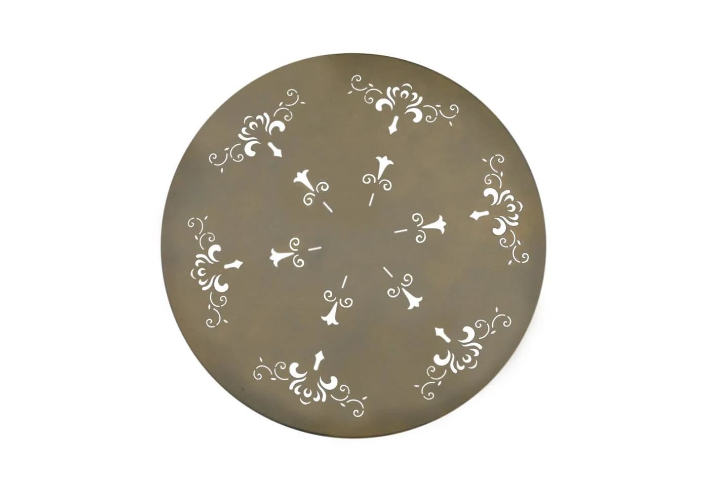 HTI-Living Gartentisch Lily Metall Braun - Bild 4