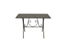 HTI-Living Gartentisch Metall Rostoptik Bild 2