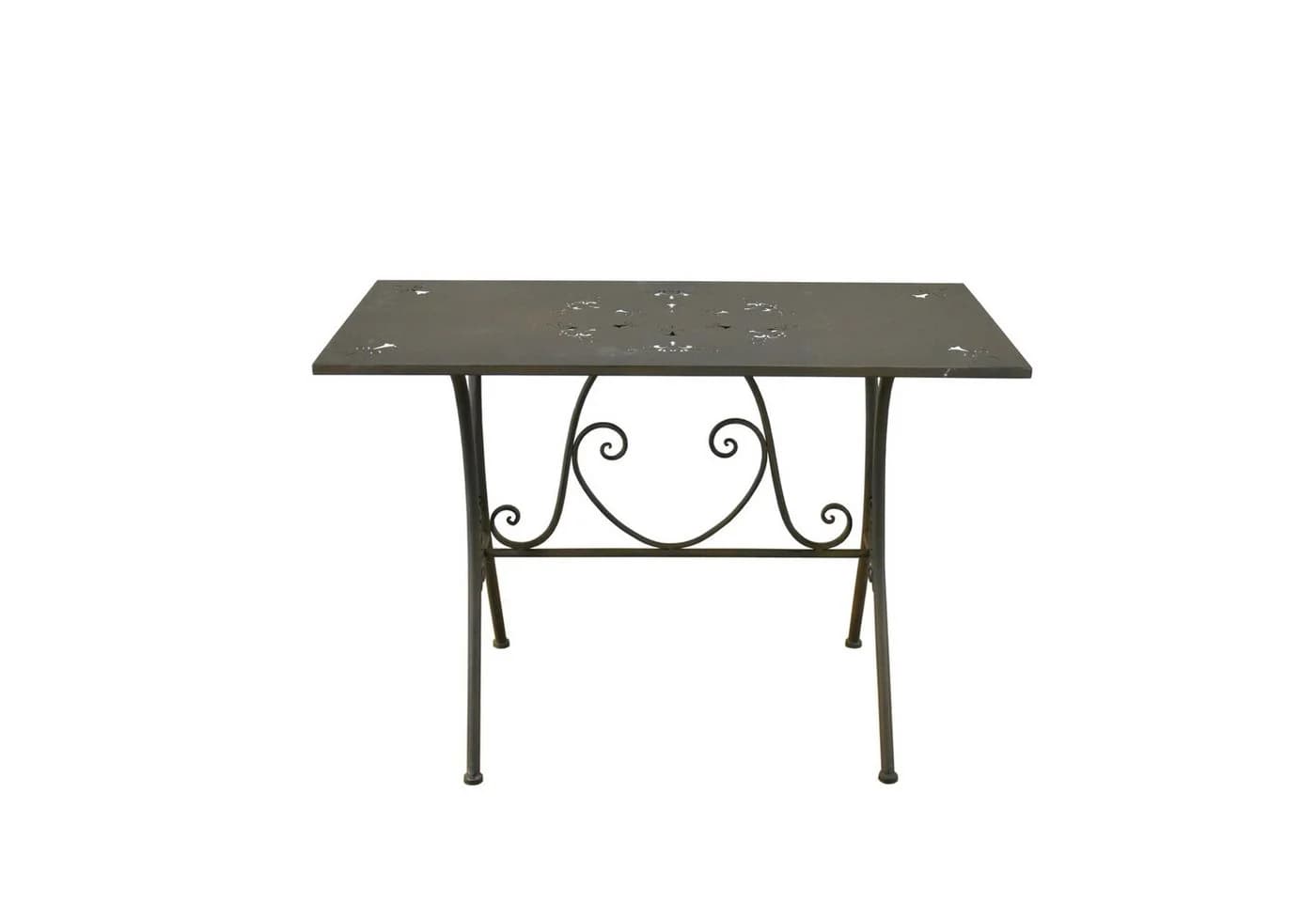 HTI-Living Gartentisch Metall Rostoptik - Bild 2