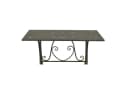 HTI-Living Gartentisch Metall Rostoptik Bild 4