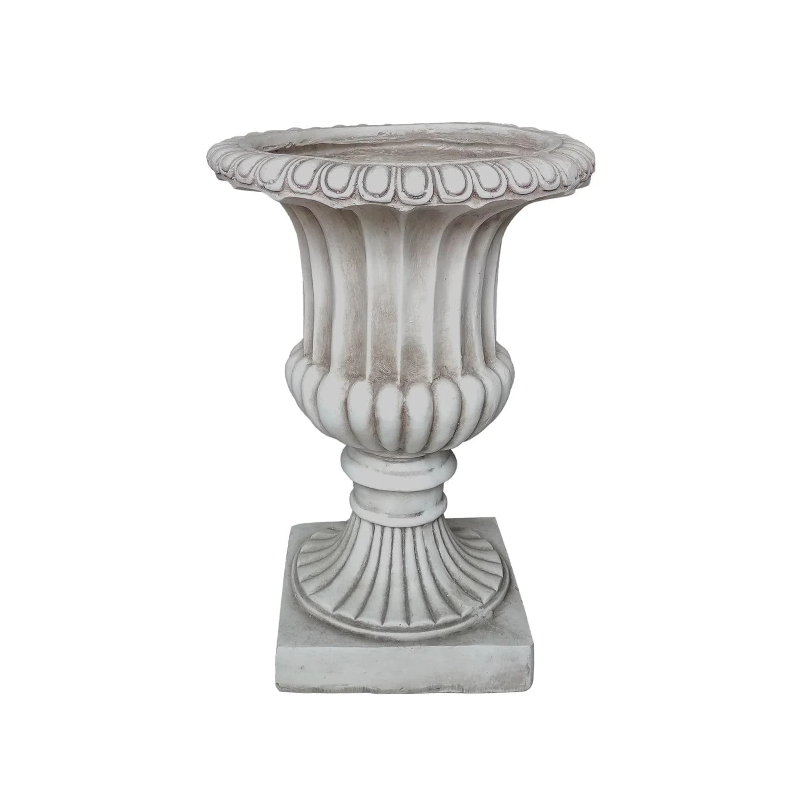 HTI-Living Pflanzkübel Athene Antik Hellgrau Polyresin