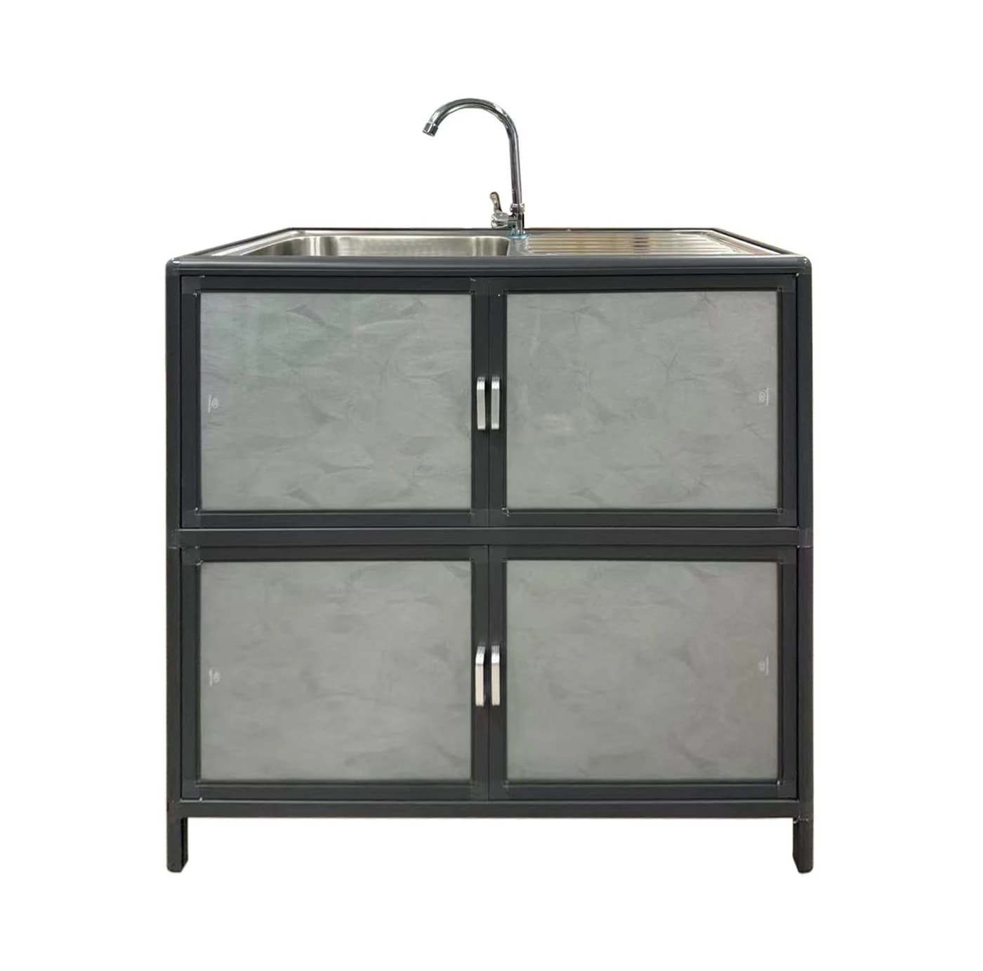 HTI-Living Outdoor-Küchenmodul Outdoorspüle L Gerti Grau - Bild 2